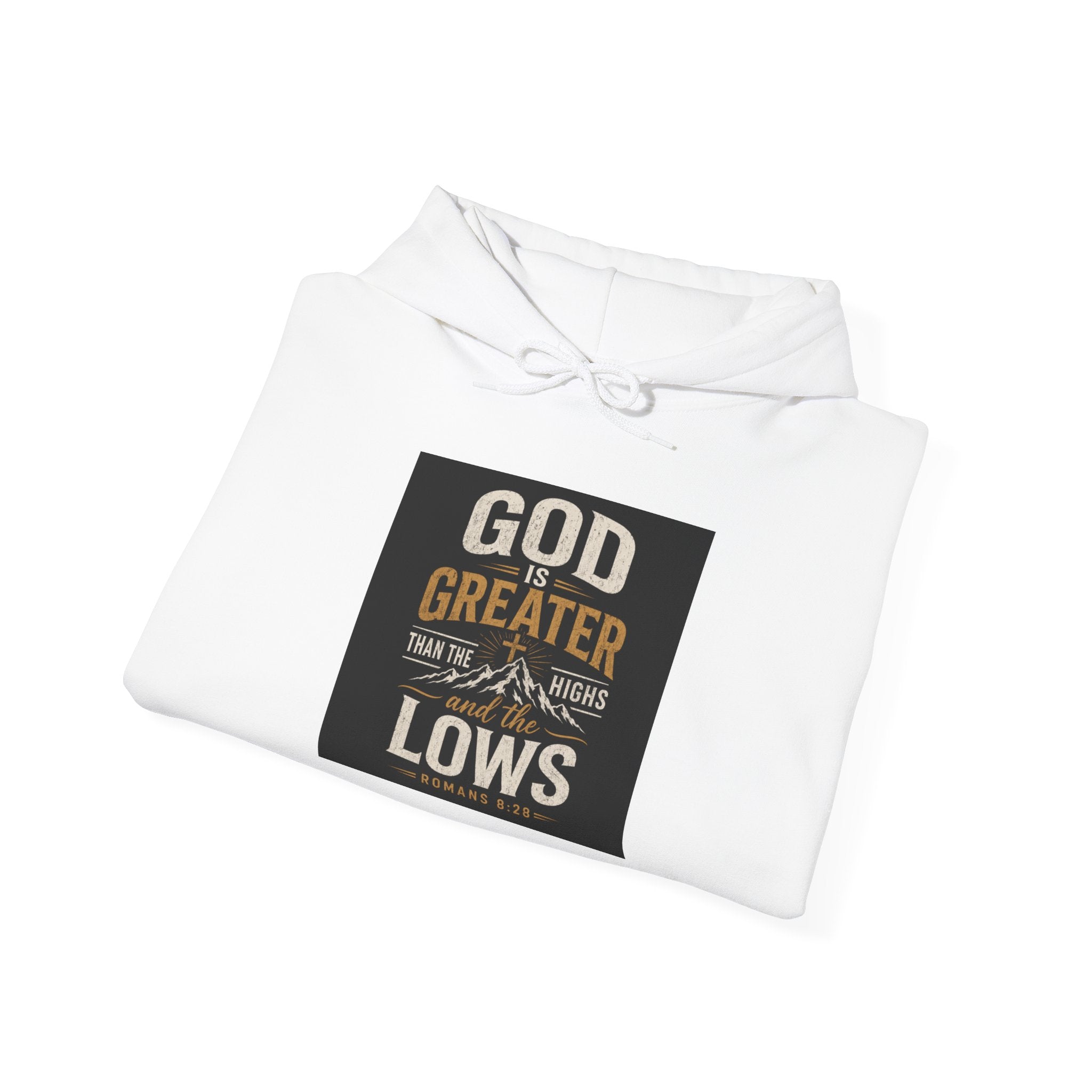 "God Is Greater Than The Highs & Lows" Inspirational Faith Sweatshirt