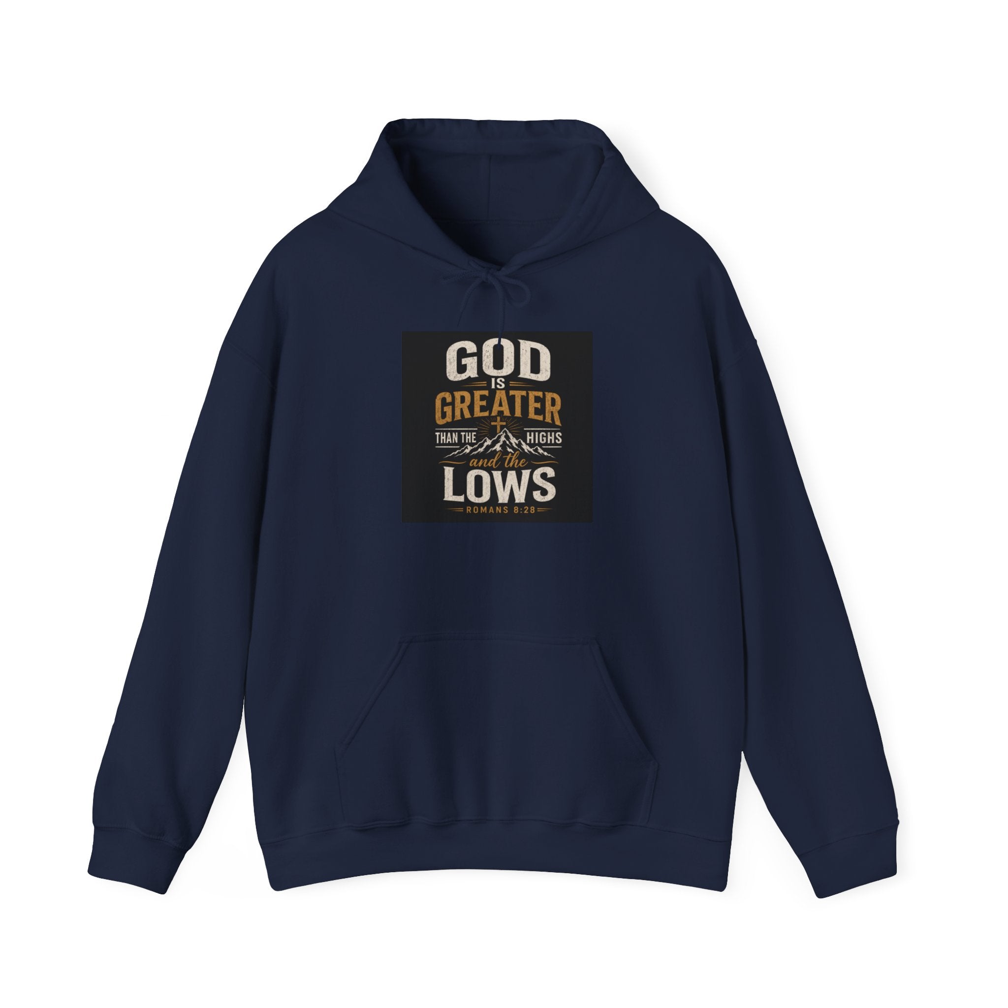 "God Is Greater Than The Highs & Lows" Inspirational Faith Sweatshirt