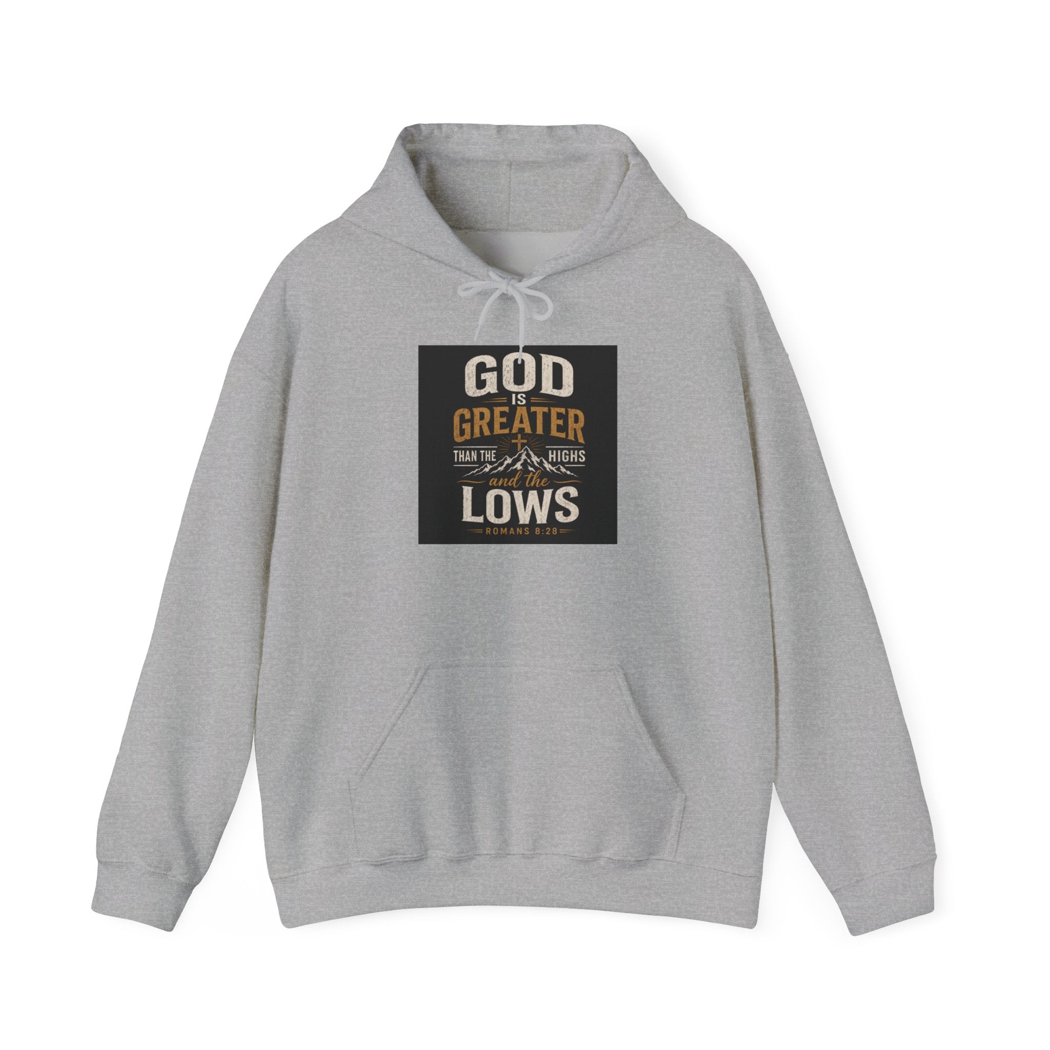 "God Is Greater Than The Highs & Lows" Inspirational Faith Sweatshirt