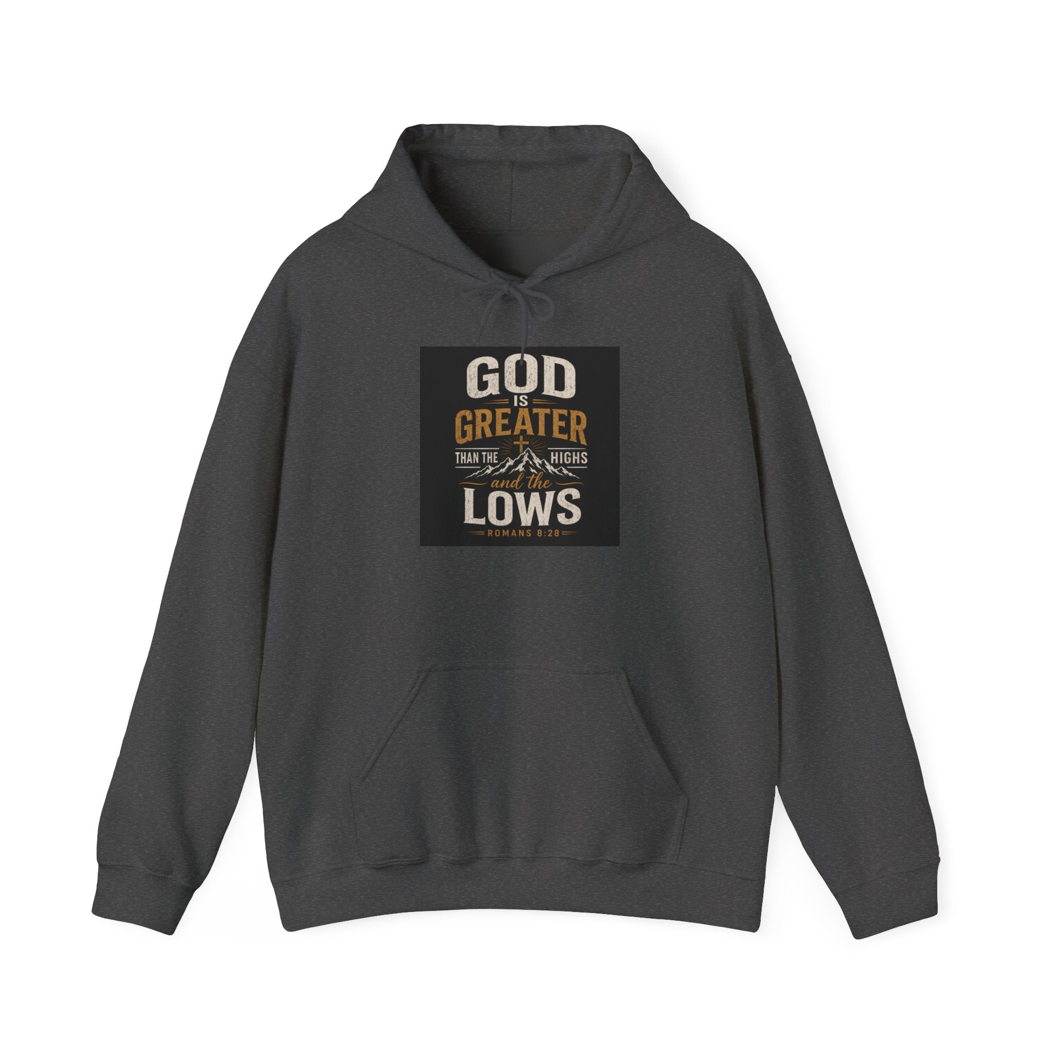 "God Is Greater Than The Highs & Lows" Inspirational Faith Sweatshirt