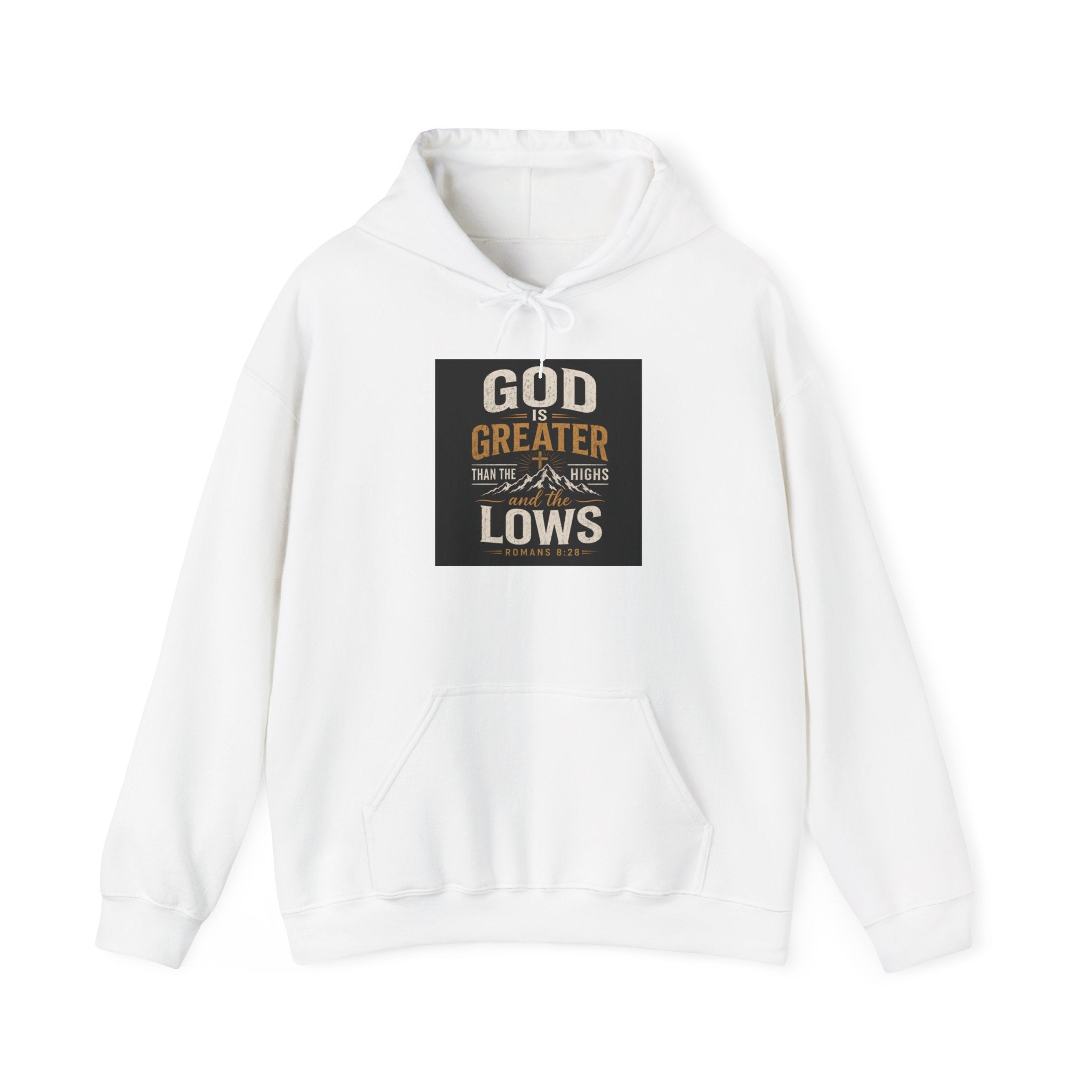 "God Is Greater Than The Highs & Lows" Inspirational Faith Sweatshirt